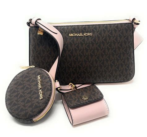 michael kors jet set travel crossbody tech pocket pouches airpods|Michael Kors Crossbody bag.